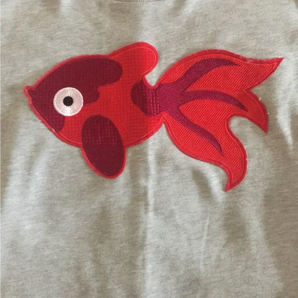Fish Printed Sweatshirt - Picture 4 of 4